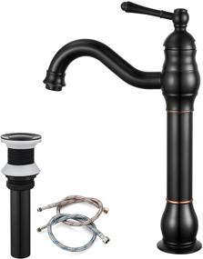 img 4 attached to 🚿 Bathroom Vessel Faucet in Elegant Rubbed Bronze Finish