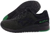 asics gel lyte athletic shoes green logo