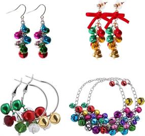 img 4 attached to Christmas Jingle Bell Jewelry Earrings