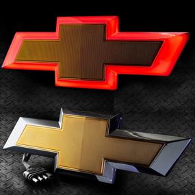 img 4 attached to Bosswell LED Tailgate Emblem: Red Light-Up Brake Light for Chevy Silverado Trucks (2007~2018)