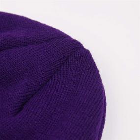 img 1 attached to LEMOISTARS Classic Stretch Football Beanies Outdoor Recreation for Climbing