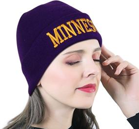 img 3 attached to LEMOISTARS Classic Stretch Football Beanies Outdoor Recreation for Climbing