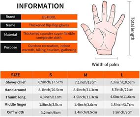 img 2 attached to 🧤 Fingerless Convertible Gloves for Running, Driving, and Cycling - A Multifunctional Gear for Active Lifestyles