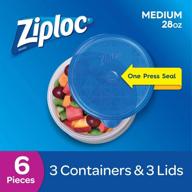 ziploc container medium round ct logo