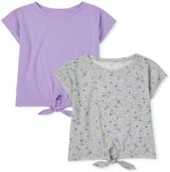 👚 children's place layering t shirts plelavendr: stylish girls' clothing for tops, tees & blouses! logo