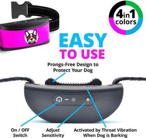 img 3 attached to Small Dog Bark Collar Rechargeable Dogs for Training & Behavior Aids