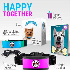 img 2 attached to Small Dog Bark Collar Rechargeable Dogs for Training & Behavior Aids