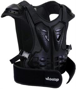 img 3 attached to 🏍️ Webetop Adults Dirt Bike Chest Spine Armor Vest for Skiing Mountain Activities