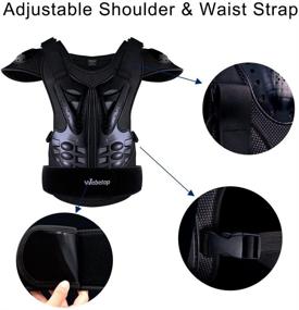 img 2 attached to 🏍️ Webetop Adults Dirt Bike Chest Spine Armor Vest for Skiing Mountain Activities