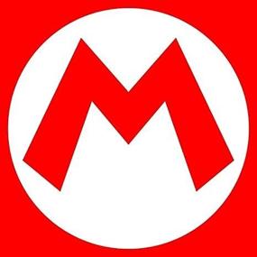 img 3 attached to 🍄 Наклейка Mario M из винила для бампера, стены, ноутбука, окна - 5 дюймов