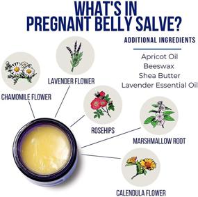 img 1 attached to 🤰 Organic Motherlove Pregnant Belly Salve (4oz) - Prevent Stretch Marks & Soothe Itchy Skin during Pregnancy with Lavender & Shea Butter - Herb-Infused Moisturizer, Non-GMO & Cruelty-Free
