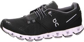 img 4 attached to 🏃 Performance-Packed Running Cloud Shoes: Black White Men's Footwear for Optimal Comfort and Speed