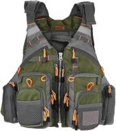 🎣 lixada outdoor fishing vest with breathable mesh for optimal performance in fly fishing activities logo