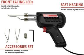 img 1 attached to 🔧 The Ultimate Weller D550PK 260-Watt/200W Professional Soldering Gun Kit: Three Tips and Solder Included in Convenient Carrying Case
