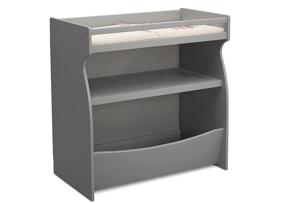 img 4 attached to Delta Children 2-in-1 Changing Table and Storage Unit: Ultimate Convenience and Style in Grey