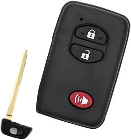 img 4 attached to 🔑 Превосходный чехол для корпуса ключа для Toyota бесключевого пульта дистанционного управления - совместим с Prius, Highlander, RAV4 и другими