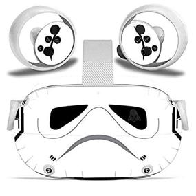 img 1 attached to 🎮 Enhance and Protect Your Oculus Quest 2 VR Experience with Black and White Vinyl Stickers for Headset and Controller
