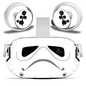 img 2 attached to 🎮 Enhance and Protect Your Oculus Quest 2 VR Experience with Black and White Vinyl Stickers for Headset and Controller