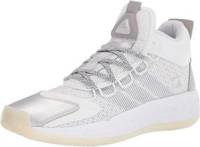 img 4 attached to 👟 Adidas Coll3Ctiv3 Basketball Shoe in White Silver: Unbeatable Style and Performance!