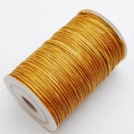 🧵 polyester leathercraft small waxed thread: 0.8mm thickness - ideal for leather sewing logo