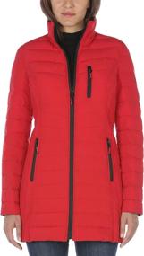 img 1 attached to 🧥 Nautica Midweight Stretch Puffer: Women's Coats, Jackets & Vests - Elite Comfort Collection