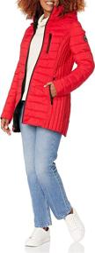 img 4 attached to 🧥 Nautica Midweight Stretch Puffer: Women's Coats, Jackets & Vests - Elite Comfort Collection