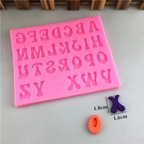 img 2 attached to Kukiwhy Alphabet Silicone Food Grade Decoration