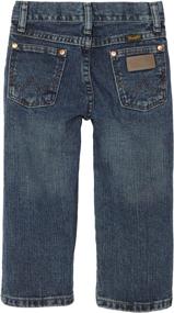 img 2 attached to 👖 Cowboy Relaxed Indigo Slim Boys' Jeans by Wrangler