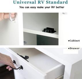 img 1 attached to 🔒 Premium Quality Grabber Catches 10 LB 4 Pack: The Ultimate Solution for RV Cabinet Latches, Baby Safety Cabinet Locks, and more!