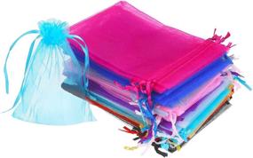 img 4 attached to Mudder Organza Drawstring Jewelry Multicolor