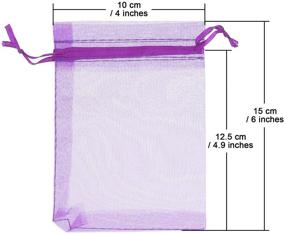 img 3 attached to Mudder Organza Drawstring Jewelry Multicolor