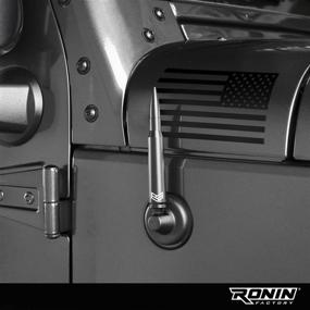 img 3 attached to Высокопроизводительная антенна Bullet для Jeep Wrangler JK & JL Gladiator (2007+), замена аксессуара с защитой от угона от RONIN Factory - улучшите свой Jeep Wrangler JL & JK