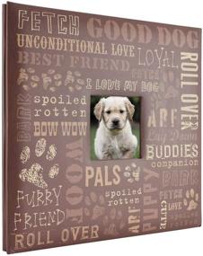 img 3 attached to 🐶 MCS MBI 13.5x12.5 Inch Pet Theme Scrapbook Album - Good Dog Design with 12x12 Inch Pages (860125)