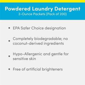 img 3 attached to 🧺 Country Save HE Powdered Laundry Detergent: Convenient 200-Pack, 2-Ounce Packets