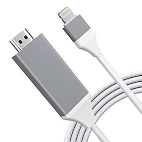 img 3 attached to 🔌 Apple Mfi Certified Lightning to HDMI Adapter Cable for iPhone, iPad, and iPod - Connect to TV, HDTV, Monitor, Projector - Sync Screen with Digital AV Adapter