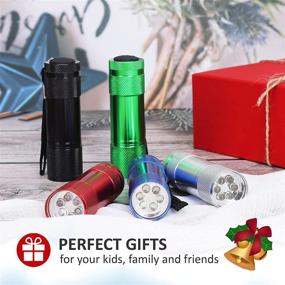 img 3 attached to 🔦 20-Pack Aluminum 6-LED Flashlights Set by FASTPRO | Includes Lanyard and 60 AAA Batteries | Pre-installed