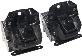 img 4 attached to 🧰 Engine Mount Set of 2 with Heat Shield - Compatible with Chevy, Cadillac & GMC Vehicles - 07-14 Escalade, Silverado, Suburban, Tahoe, Sierra, Yukon - Replaces OEM Part Numbers 15854941, A5365 - Left and Right Mounts