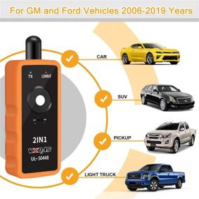 img 4 attached to 🔧 VXDAS TPMS Сброс Инструмент UL-50448 для GM и Ford - 2IN1 Супер инструмент для перенастройки датчика монитора давления в шинах (ТМД)- (издание 2019 года)