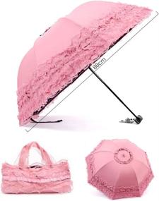 img 3 attached to 👑 Royal Shield: A Princess Windproof Umbrella with Ultraviolet Proof Protection