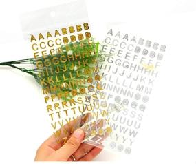 img 2 attached to 🔤 Decorative Adhesive Alphabet Letter Stickers