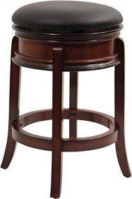 img 4 attached to 🪑 Boraam Magellan 24-Inch Brandy Counter Height Swivel Stool - Product Review and Buying Guide