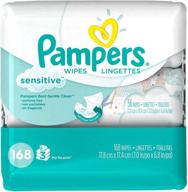 pampers wipes sensitive pop top diaper logo