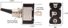 img 1 attached to Fastronix 20 Amp Green LED Toggle Switch Kit ON-OFF SPST