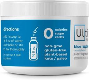 img 3 attached to 💧 Ultima Replenisher Electrolyte Hydration Powder: Blue Raspberry - Sugar-Free, 0 Calories, 0 Carbs - Gluten-Free, Keto-Friendly, Non-GMO, Vegan - With Magnesium, Potassium, Calcium - 30 Servings