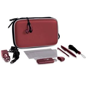 img 1 attached to DreamGEAR Nintendo Gamer Pack Burgundy DS