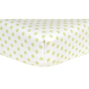 img 4 attached to 🌿 Trend Lab Deluxe Flannel Changing Pad Cover in Sage Dot