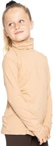 img 3 attached to Ultimate Comfort: Stretch Sleeve Turtleneck XXL Girls' Active Clothing