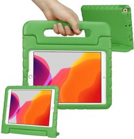 img 3 attached to 📱 HDE iPad 9th Generation Case for Kids: Shockproof Green Cover with Handle Stand - Fits 2021, 2020, and 2019 Apple iPad 10.2