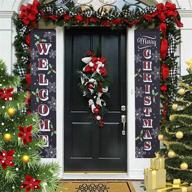 joyin christmas welcome hanging decoration logo