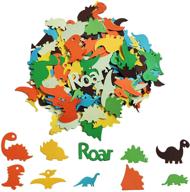 dinosaur confetti jurassic birthday decorations logo